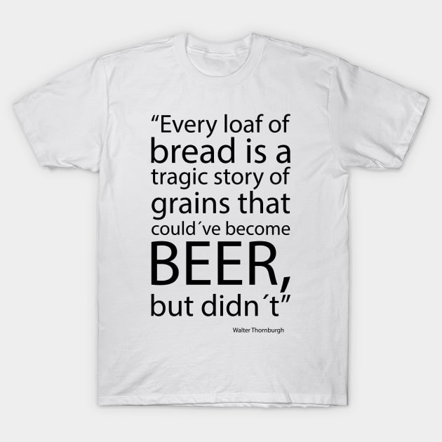 beer T-Shirt by hierrochulo